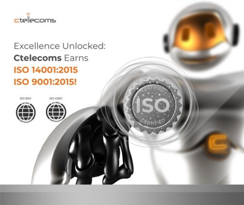 Ctelecoms Obtained Two ISO Certificates